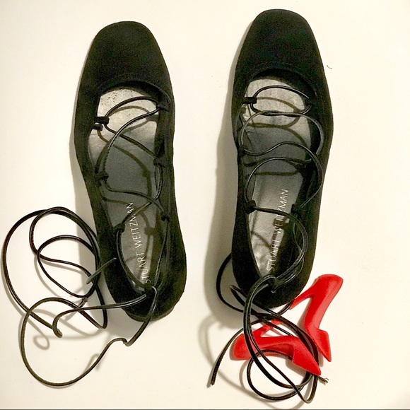 SW Cordon Hush Lace-up Pumps Suede Block Heels - Picture 3 of 8